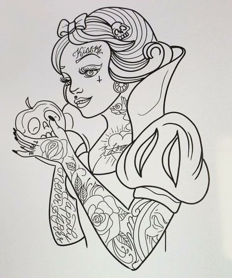 Dark Disney Coloring Pages For Adults, Disney Mandala Tattoo, Tattoo Coloring Pages For Adults, Free Adult Coloring Printables, Disney Princess Tattoo, Skull Coloring Pages, Adult Coloring Books Printables, Disney Princess Coloring Pages, Adult Colouring Printables