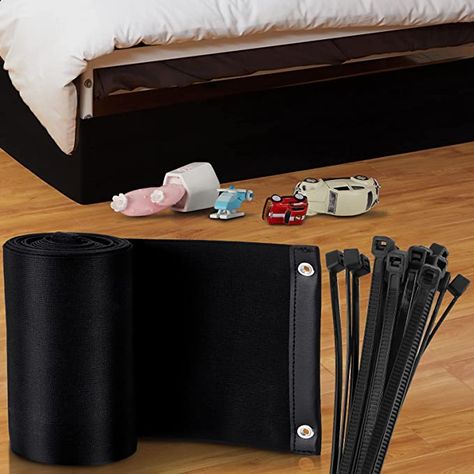 Diy Toy Blocker For Couch, Toy Blocker For Couch, Block Off Under Bed, Block Under Couch, Hide Under Bed Storage, Diy Under Bed Blocker, Under Couch Blocker Diy, Under Bed Blocker, Under Couch Blocker