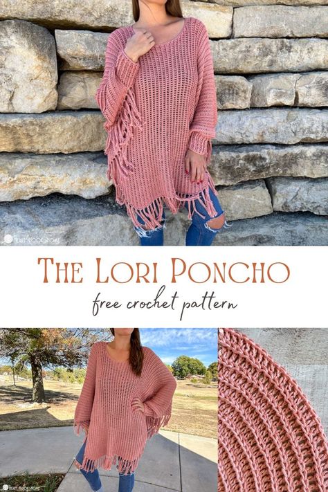 Baby poncho crochet pattern free