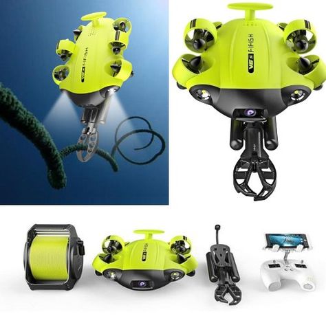 Water Robot, Water Drone, Underwater Drone, Arduino Robot, Dragon Armor, Robotics Projects, Outdoor Camping Gear, Drone Design, Video Game Rooms