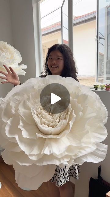 Paper Flowers Malaysia on Instagram: "Yesssss! Our giant David Austin rose is now upgraded to its petals are adjustable (can be bent!) and just perfect for shipping 📦 The flower can fully blooms up to 75cm!" Giant Paper Roses, David Austin Rose, Austin Rose, David Austin Roses, Giant Paper Flowers, David Austin, Paper Roses, Paper Flowers, Austin