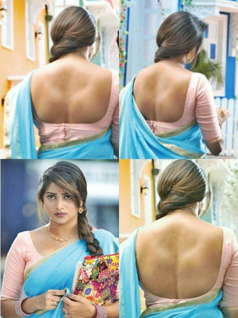 Backless Sarees Actresses, Rachitha Ram Hot Photos, Sk Edit, Rachitha Ram, Rachita Ram, Actress Wedding, Crazy Women, Backless Blouse, Cute Couples Kissing