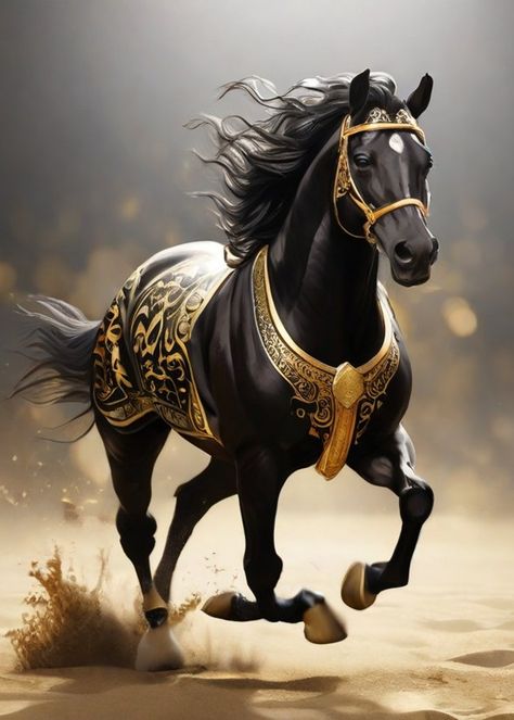 The majestic profile of the Arabian horse, with its distinctive head, arched neck Paint Arabian Horse, Arabic Horse Wallpaper, Krishna Arjuna, Black Arabian Horse, Arabic Horse, Horse Printable, Arabian Horse Art, Horse Clipart, Impossible Pie