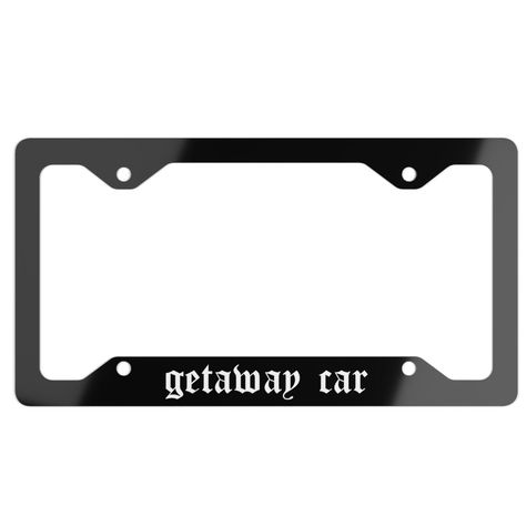 Accessories For Car, Black Funny, Vehicle Accessories, Car License, Getaway Car, Car License Plate, License Plate Covers, Gen Z, Girls Gift