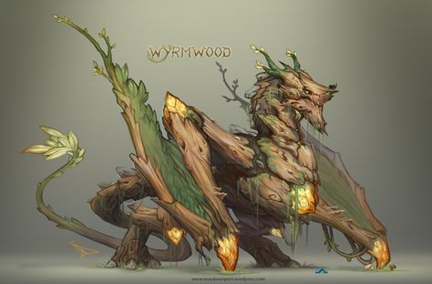 ArtStation - Wyrmwood, Max Davenport Monsters Rpg, Fantasy Beasts, Monster Concept Art, Fantasy Monster, Fantasy Creatures Art, Dragon Artwork, Mythical Creatures Art, Mythological Creatures, Monster Design