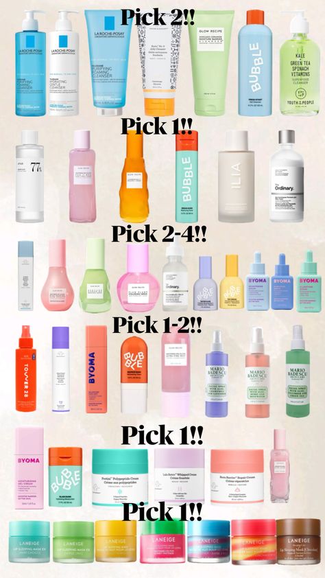 Pick Your Skincare Routine!! Drunk Elephant Skincare Routine Order, Pick Your Skincare Routine, Drunk Elephant Skincare Routine, Inexpensive Skincare Routine, Drunk Elephant Skincare Kit, Skincare Routine For 12-13, Skincare Routine Order, Drunk Elephant Face Wash & Cleansers, Preppy Affordable Skincare