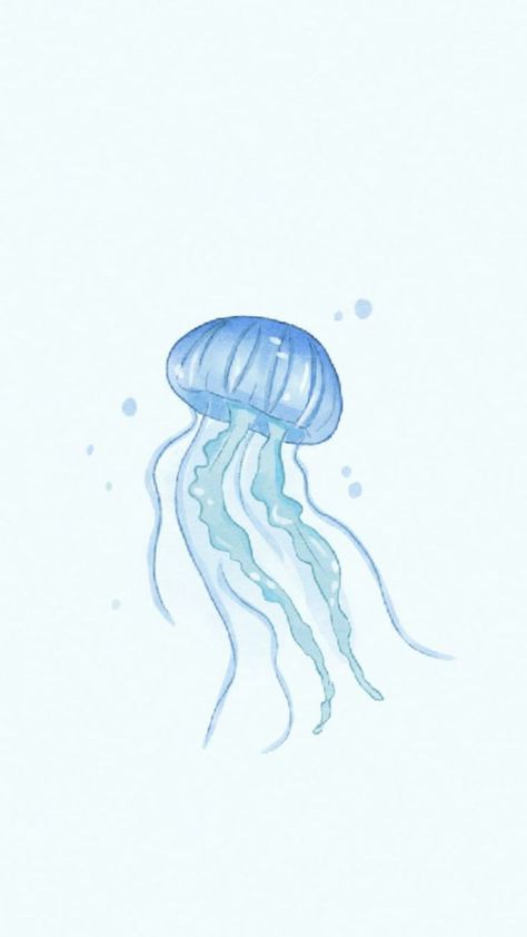 Cute Jellyfish Wallpaper, Jellyfish Wallpaper, Cute Jellyfish, Funny Phone Wallpaper, Flower Wallpaper, Jellyfish, Under The Sea, Aesthetic Wallpapers, Phone Wallpaper