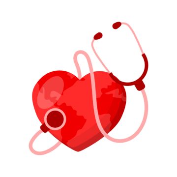 Heart Day Poster, Health Care Poster, Health Day Poster, Stethoscope Illustration, Business Outline, Heart Organ, Love Doctor, Care Symbol, World Heart Day