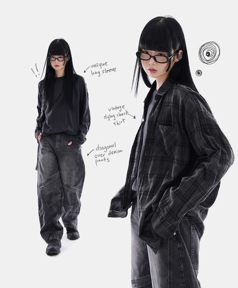 Baggy acubi outfit inspo Baggy Clothes Outfit Black, Black Outfits Baggy, Baggy Clothes Outfit, Black Shirt Outfits, Baggy Jeans Outfit, Outfits Baggy, Baggy Clothes, Tomboy Outfits, Baggy Jeans