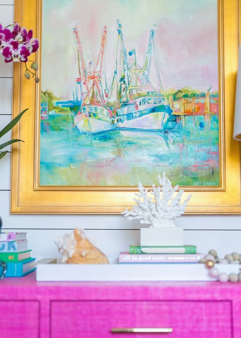 Lowcountry Aesthetic, How To Paint Canvas, Canvas At Home, How To Start Painting, Paint With Acrylics, Southern Art, Southern Decor, Lilly Inspired, Front Entryway