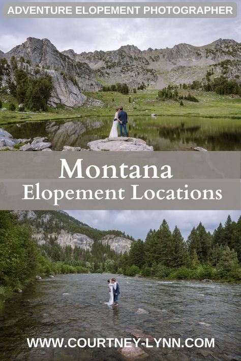 Winter Montana Wedding, Montana Vow Renewal, Elope Montana, Montana Destination Wedding, Destination Elopement Locations, Destination Wedding Montana, Elope In Montana, Eloping In Montana, Elopements Ideas