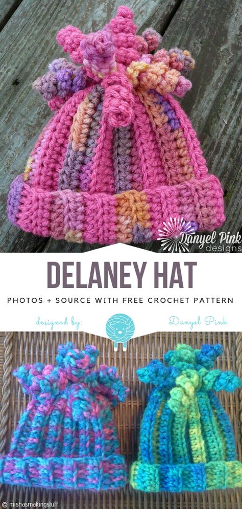 Delaney Crochet Hat Pattern, Crochet Elsa Hat Pattern, Delaney Hat Crochet Pattern, Crochet Patterns For Girls Hats, Crochet Princess Hats Free Pattern, Childrens Hats Crochet, Free Crochet Hats For Babies, Crochet Hat Children, Crocheted Doll Hats