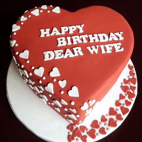 Dear wife birthday cake. Red velvet cake in Harare Wife Birthday Cake, Happy Birthday Wife Cake, Wife Birthday Cake Design, Birthday Cake For Wife, Sweet Birthday Cake, Cake Decorating Icing, Birthday Cake For Husband, Cake For Husband, Glow Birthday Party