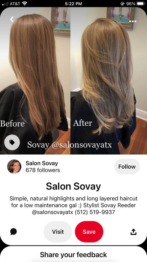 Hair Layers Not Styled, Haircut Ideas For Long Hair Low Maintenance, Escalation Haircut, Layered Haircut Before And After, Layers Or No Layers Hair, Long Hairstyles Low Maintenance, Low Maintenance Long Hair Cuts Straight, Low Maintenance Haircut Long Straight, Long Vs Short Layers