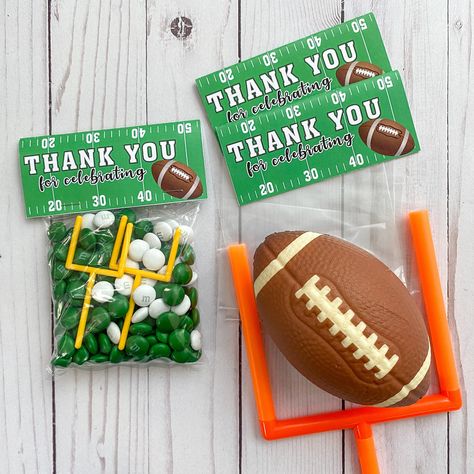 First Down Football Birthday Party Favors, Football Themed Party Favors, Football Birthday Party Favors, First Year Down Football Birthday, Football Theme Birthday, Football First Birthday, Fishing Theme Party, Football Party Favors, Football Baby Shower