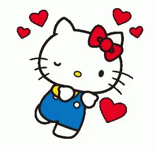 Hello Kitty Blow Kiss GIF - HelloKitty BlowKiss - Discover & Share GIFs Flying Kiss Gif, Blow Kiss Gif, Animated Rabbit, 헬로키티 배경화면, Hello Kitty Imagenes, Kitty Kisses, Hello Sanrio, Blowing Kisses, Hello Kitty Images