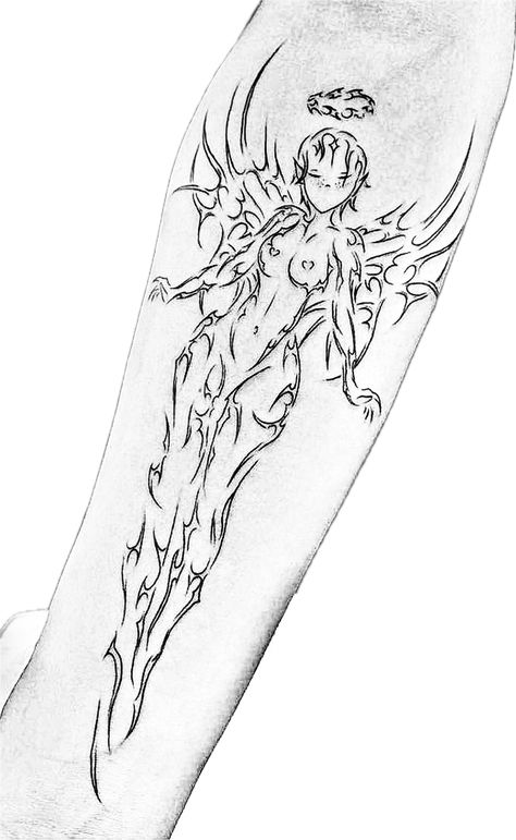 Arm Cybersigilism Tattoo, Cybersyglism Tattoo, Cybersigilism Tattoo, Gotik Tattoo, Memorial Tattoo Ideas, Arm Tattoos Drawing, Pikachu Tattoo, Tattoo Cute, Grunge Tattoo