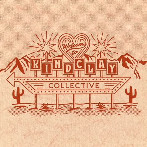 Western Boutique Logo Ideas, Vintage Western Typography, Vintage Western Illustration, Vegas Graphic Design, Western Logos Vintage, Retro Country Aesthetic, Wild West Graphic Design, Country Graphics, Western Elements