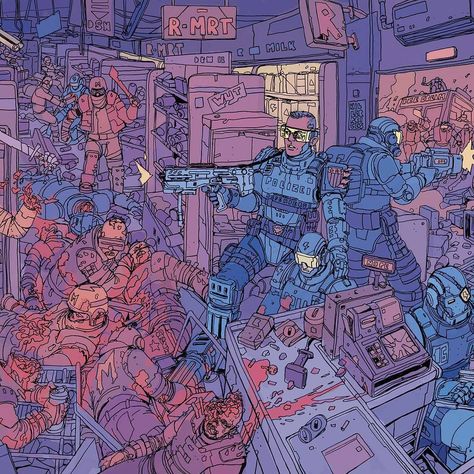 Dystopian Sci Fi, Josan Gonzalez, Burger Illustration, Sci Fi Character, Dystopian Art, Dystopian Future, Cyberpunk Character, Science Fiction Art, Art Station