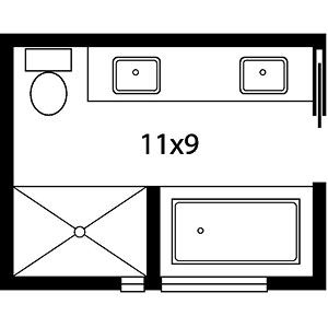 Master Bath Floor Plan, Master Bath Layout, Bathroom Layout Plans, Bathroom Plan, Bathroom Layouts, Bathroom Plans, Bathroom Floor Plans, Bad Design, Trendy Bathroom