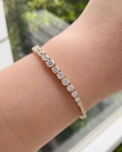 Moissanite Bracelet, Eternity Bracelet, Promise Bracelet, Diamond City, Bracelet Tennis, Mohs Scale, Cubic Zirconia Bracelet, Gift Bracelet, Gold Armband