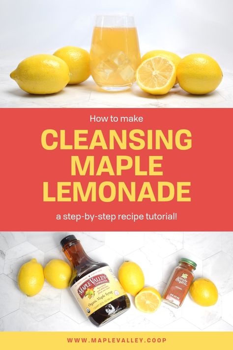 Lemonade Cleanse Recipe, Lemonade Diet Master Cleanse, Lemonade Cleanse, Lemon Juice Cleanse, Spicy Lemonade, Diet Lemonade, Lemonade Detox Diet, Master Cleanse Recipe, Detox Lemonade