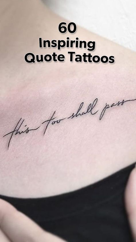 A great quote can be life-changing. These stunning quote tattoos will remind you of your strength, dreams, and purpose every time you see them. #QuoteTattoos #TattooInspiration #MeaningfulTattoos See The Good Be The Good Tattoo, Woman Quote Tattoos, She Gave Me Life She Gave Me Purpose Tattoo, Fierce Woman Tattoo, She Gave Me Purpose Tattoo, Tattoo Time Quotes, Inspirational Word Tattoos, Tattoo Ideas Female Meaningful Quotes For Women, Female Tattoo Placement Ideas