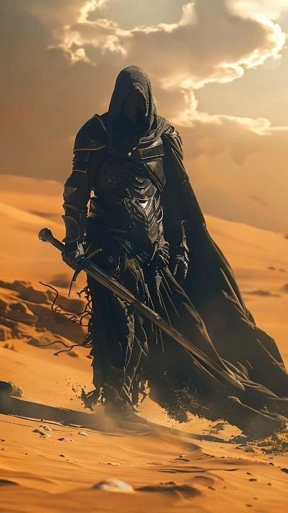 Nirwest (@nirwest_official) • Photos et vidéos Instagram Dark Fantasy Inspiration, Desert Assassin, Fantasy Warrior Art, Dark Knight Art, Pez Koi Tattoo, Knight Fantasy, Creed Wallpaper, Fantasy Knight, Wallpaper Fantasy