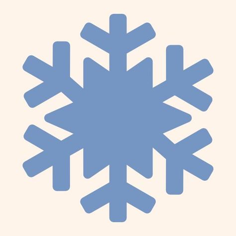 light blue snowflake icon on light beige background Snowflake Clip Art, Cartoon Snowflake, Snowflake Icon, Snowflake Vector, Snowflake Lights, Apps Icon, Snowy Christmas, Merch Ideas, Instagram Help