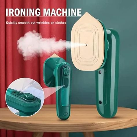 Handheld Steam Iron, Electric Iron, Steam Press, Ironing Machine, Mini Iron, Steam Iron, How To Iron Clothes, White Towels, Easy Money