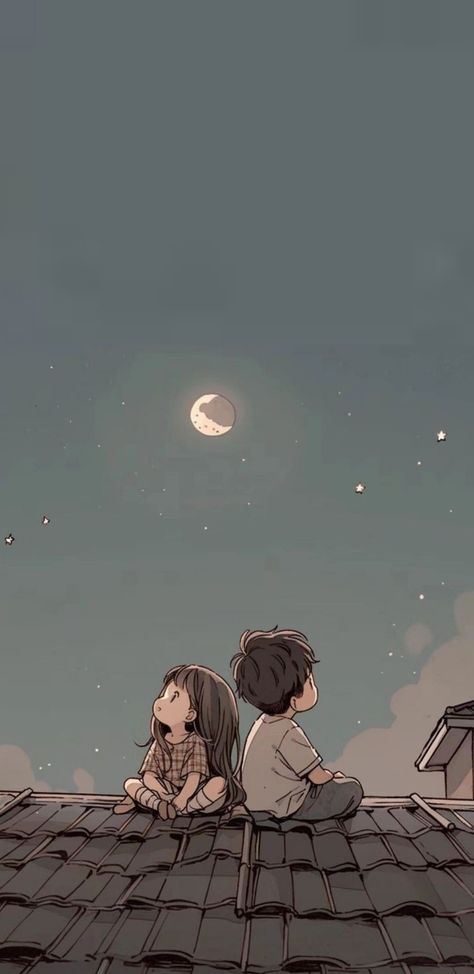 Wallpaper Cute Couple Cartoon, Cartoon Dp Aesthetic, Dreamy Artwork Wallpaper Aesthetic, Profile Picture Aesthetic Couple Dp, Romantic Background Aesthetic, Cute Dp Aesthetic, Couples Cartoon Aesthetic, Cute Couple Pics For Dp, Couple Dp Aesthetic