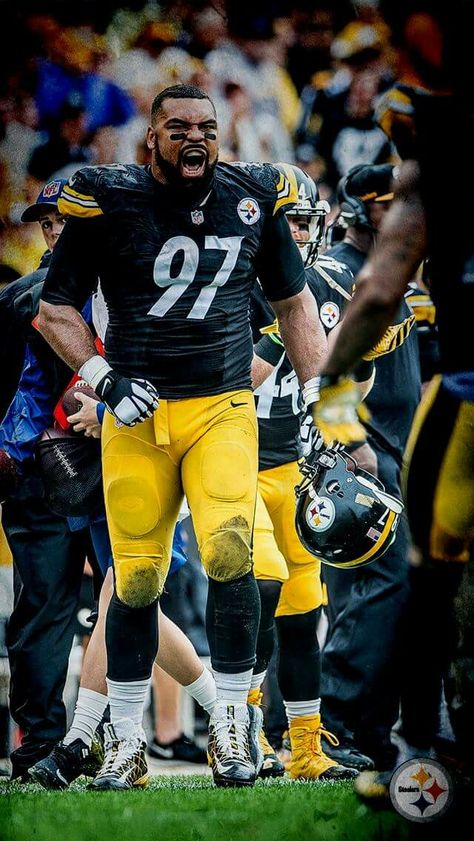 Cam Heyward DE More Cam Heyward, Pittsburgh Steelers Funny, Terrible Towel, Football Swag, Pittsburgh Steelers Wallpaper, Steelers Women, Pittsburgh Steelers Players, Steelers Country, Steelers Baby