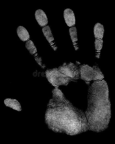 Photo about A white handprint of a right hand in black back. Image of fingerprint, line, elegance - 64989897 Fingerprints Aesthetic, Hand Print Aesthetic, Handprint Aesthetic, Fingerprint Aesthetic, Fingerprint Photography, Hand Impression, Biotechnology Art, Maya Lopez, Fingerprint Design