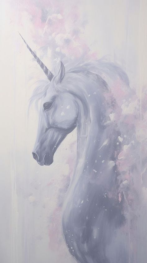 Acrylic paint of Unicorn face art painting drawing. | premium image by rawpixel.com / Narathorn Unicorn Aesthetic Drawing, Unicorn Oil Painting, Painting Iphone Wallpaper, Unicorn Acrylic Painting, Unicorn Paintings, Unicorn Art Drawing, Unicorn Portrait, Aesthetic Unicorn, Wallpaper Horse