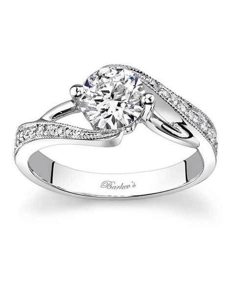 I like the interesting band. But just the center stone. Setting Engagement Ring, White Gold Engagement Ring, Ladies Ring, White Gold Engagement, Gold Engagement Ring, White Gold Engagement Rings, Pretty Rings, Vintage Engagement, Dream Ring