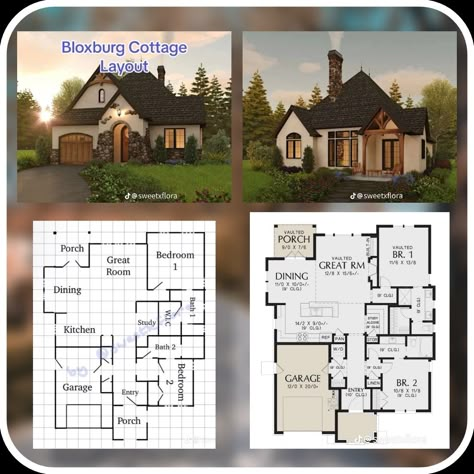 Fairy House Bloxburg Layout, Cottage Core Layout Bloxburg, Bloxburg Layout Cottage, Cottage Core Bloxburg House Ideas Layout, Cottage Layout Floor Plans Bloxburg, Bloxburg House Layouts Blueprint, House Layout Bloxburg 1 Floor, Small Bloxburg Cottage Layout, Cottage House Layout Bloxburg