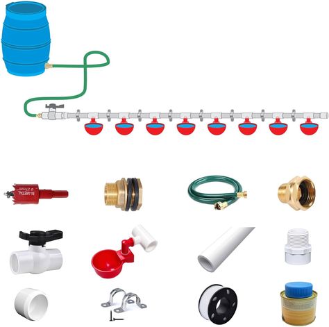 Chicken Watering System, Chicken Farming House, Chicken Feeder Diy, Farm Chic, Milk Dairy, Chicken Waterer, Poultry House, Chicken Feeder, Watering System