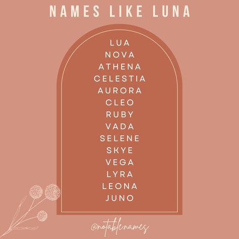 Lovely Luna! A top 10 girl's name that's fun and sweet and has been sweeping a nation. People love Luna, which is totally understandable, but for you it might mean that you already have a Luna in your life so the name is now off the table. If that sounds like you, you might find your new fave baby name on this list. I'm loving Lua and Vada, what about you? #names #girlnames #babynames #babynameinspo #babynameideas #babygirlnames #babynameinspiration #babynamesuggestions Sweet Baby Names, Name Suggestions, Baby Name, Underworld, Girl Names, Sounds Like, Juno, Im In Love