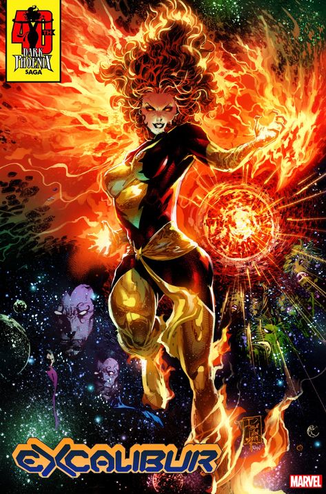 The Man who Killed Don Quixote on Twitter: "Dark Phoenix Saga Variants coming to @marvel #DawnofX #QUIX… " Comic Photo, Comic Pics, Phoenix Marvel, Marvel Jean Grey, Phoenix Wallpaper, Comic Illustrations, Jean Grey Phoenix, Photo Sets, Dark Phoenix