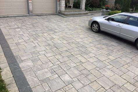 Interlock Backyard, Interlock Driveway, Interlock Design, Pavers Design, Pool Surrounds, Driveway Installation, Patio Plans, Patio Pavers Design, Patio Pavers