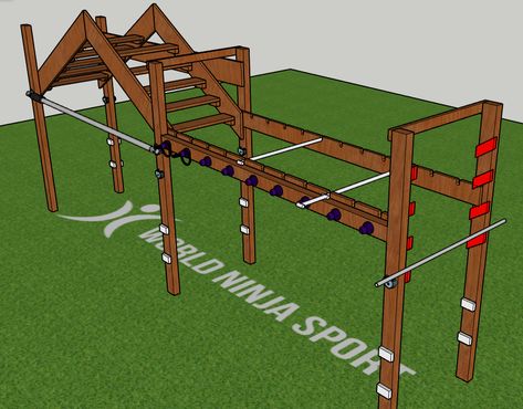 Home Ninja Warrior Course, Diy Ninja Course Backyard, Diy Ninja Course, Ninja Course Backyard, Ninja Warrior Backyard, Diy Ninja Warrior Course, Backyard Ninja Course, Gym For Home, Ninja Obstacles