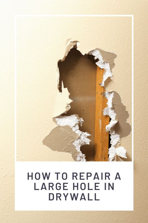 How to fix a large hole in the wallDrywall repair kit for large holesHow to fix a hole in drywallHow to fill large holes in wall How To Fix Drywall Hole, How To Fix Wall Holes, How To Repair A Hole In The Wall, How To Fix A Wall Drywall, How To Patch Large Holes In Drywall, How To Repair Large Hole In Drywall, Fix Holes In Wall, Diy Hole In Wall Repair, Hole In The Wall Ideas