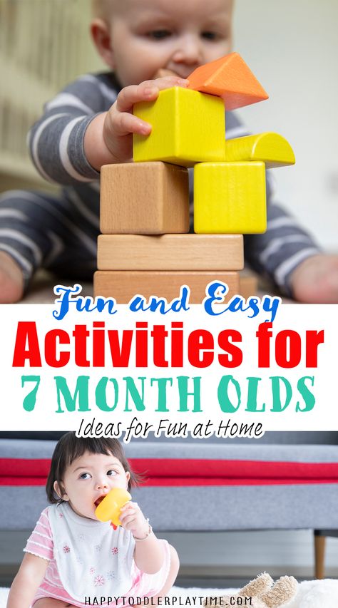 7 Month Old Baby Activities, Easy Kid Activities, 7 Month Old Baby, Play Based Learning Activities, Baby Activities, Best Christmas Presents, Easy Activities, Kids Learning Activities, Play Based Learning