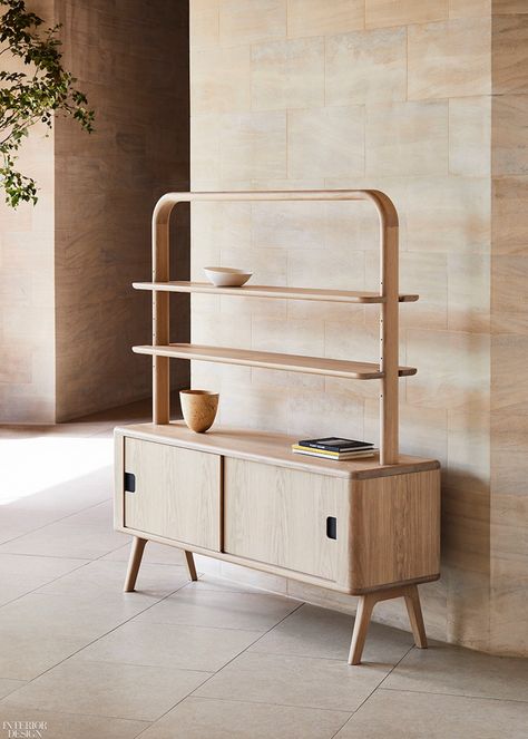 15 Product Highlights from the London Design Festival Wood Product Design, Product Shelves, Minimalist Wood Furniture, Table With Shelves, Mini Serre, Shelves Design, Scandinavian Furniture Design, Minimal Furniture, Shelving Design