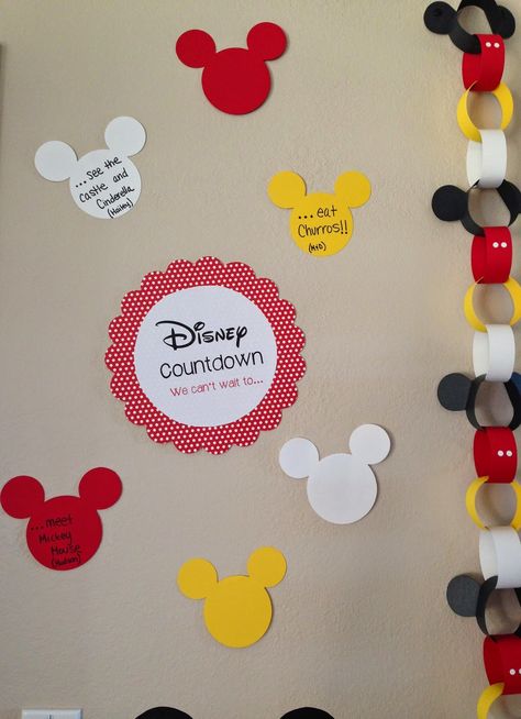 Disney Countdown Mickey House, Chalkboard Vinyl, Disney Countdown, Mickey Silhouette, Disneyland Trip, Mickey Head, Countdown Calendar, Mouse Birthday, Mickey Mouse Birthday