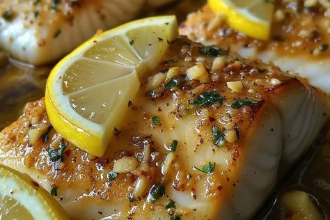 Lemon Butter Garlic Fish Butter Garlic Fish, Butter Fish, Sole Fish, Lemon Fish, Catfish Recipes, Recipes With Naan Bread, Fish Fillets, Fish Recipe, Lemon Sauce