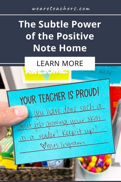 Positive Student Notes, Positive Notes Home, Student Prizes, Texas Teacher, Notes To Parents, Classroom Management Tool, We Are Teachers, Teaching Skills, Teaching Inspiration