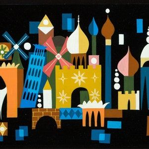 Mary Blair Illustration, Blair Art, Mary Blair Art, Concept Painting, Its A Small World, Mary Robinson, It’s A Small World, Mary Blair, It's A Small World