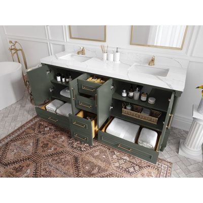 Coventry Gray, Calacatta Nuvo, Master Bath Vanity, Bathroom Vanity Sizes, Indoor Ideas, Urban Cottage, Drama Llama, Freestanding Vanity, Wall Mount Faucet