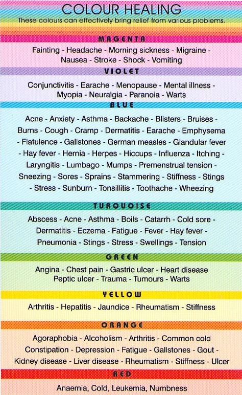 (image) Color Healing, Energy Medicine, Alternative Healing, Color Meanings, Color Psychology, Pranayama, Reflexology, Holistic Healing, Spiritual Healing